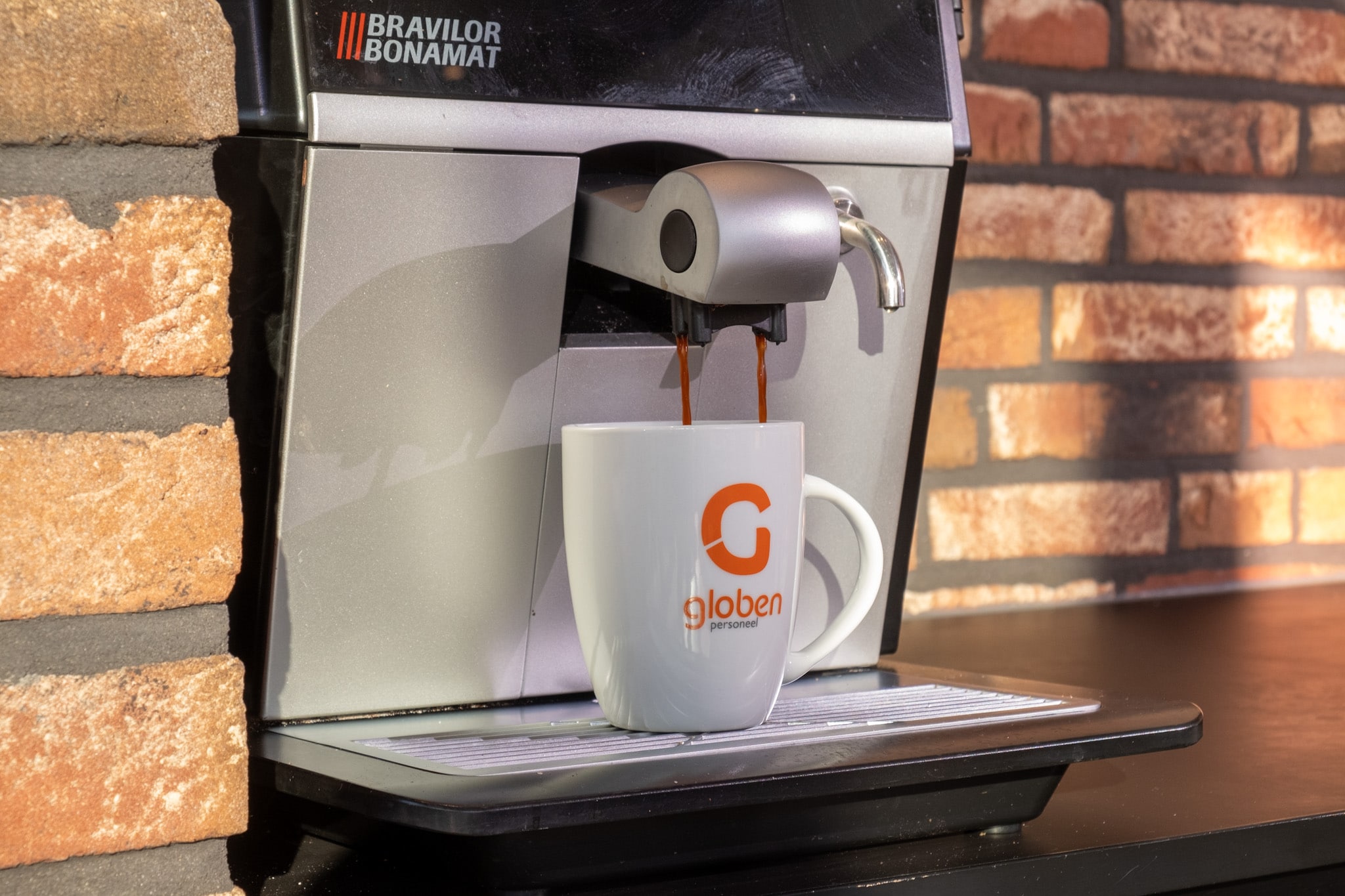 Koffie bij Globen Uitzendbureau