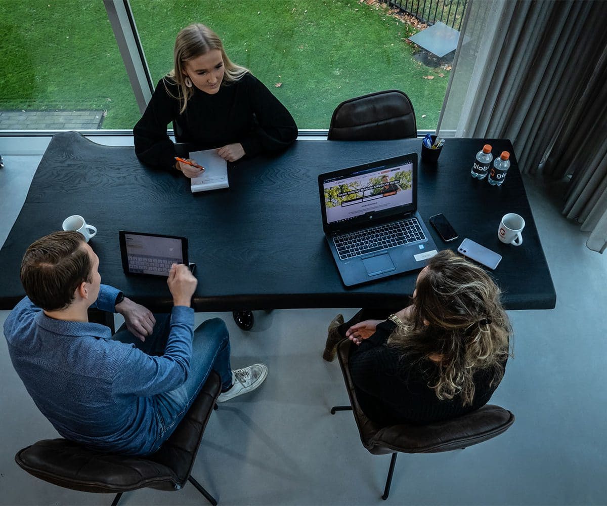 Recruiters aan het werk bij Globen