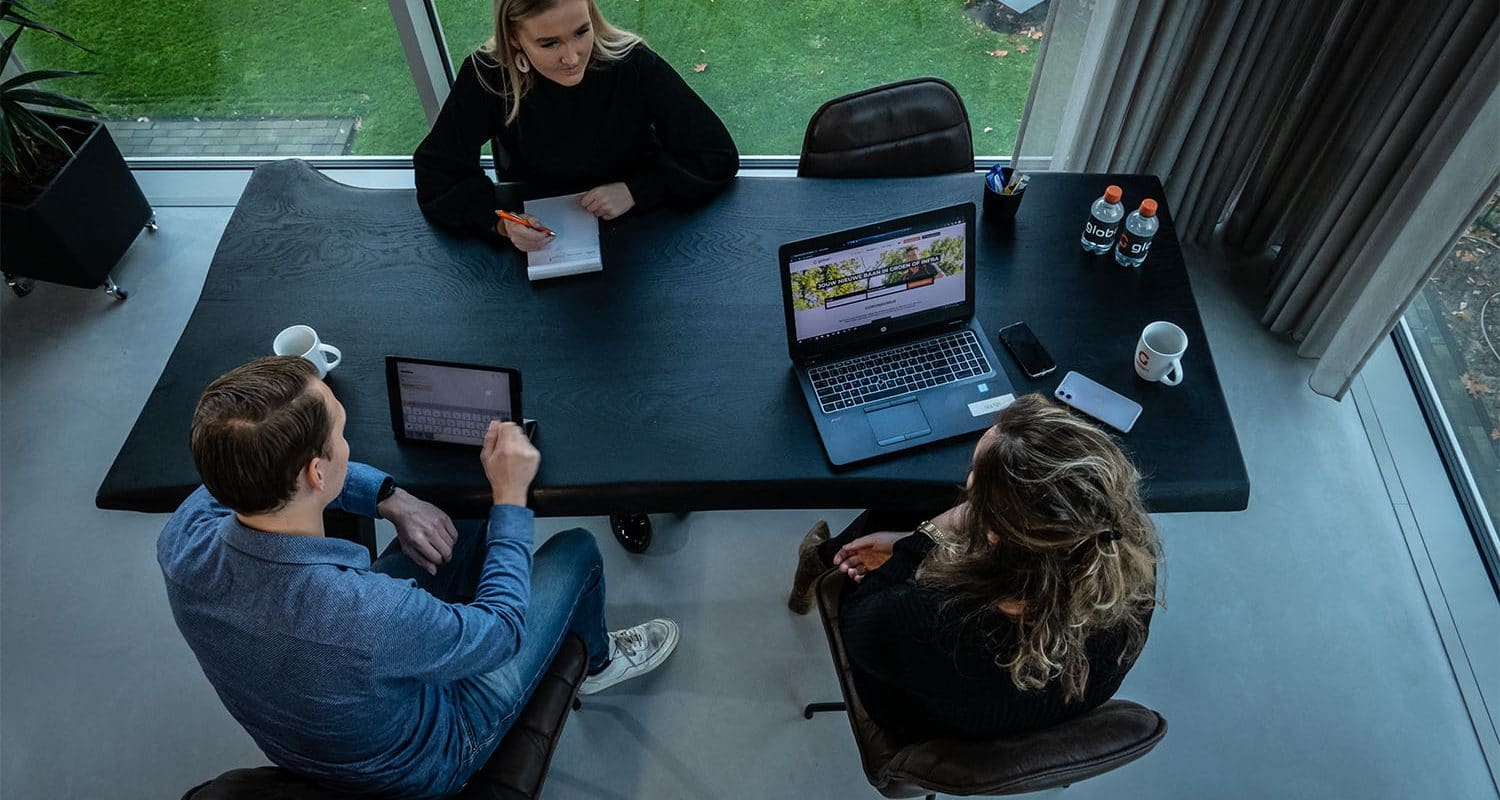 Recruiters aan het werk bij Globen