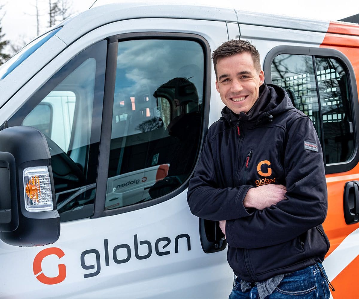 Medewerker bij Boxer van Globen Verhuur