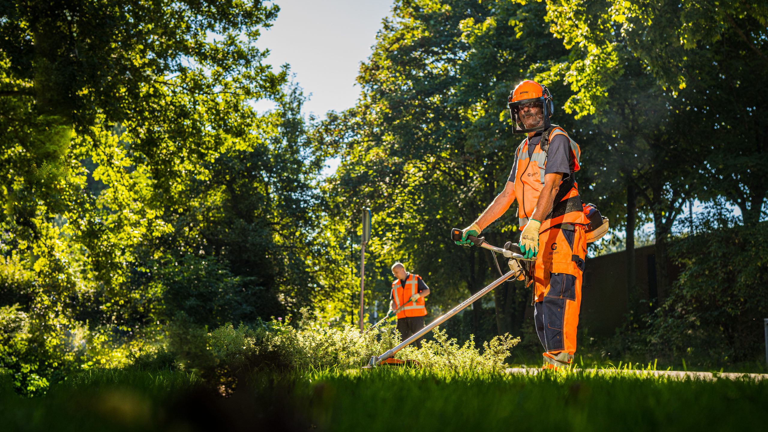 werken in het groen